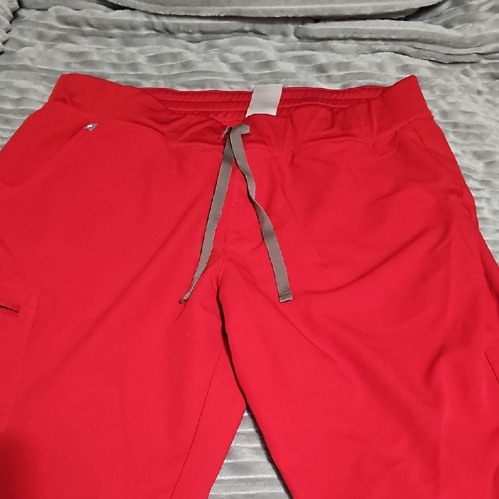 Figs Red Scrub Pants Xxl